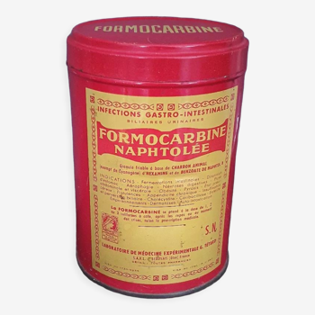 Metal box of formocarbine naphtholee