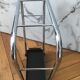 Porte-parapluie acier chromé vintage
