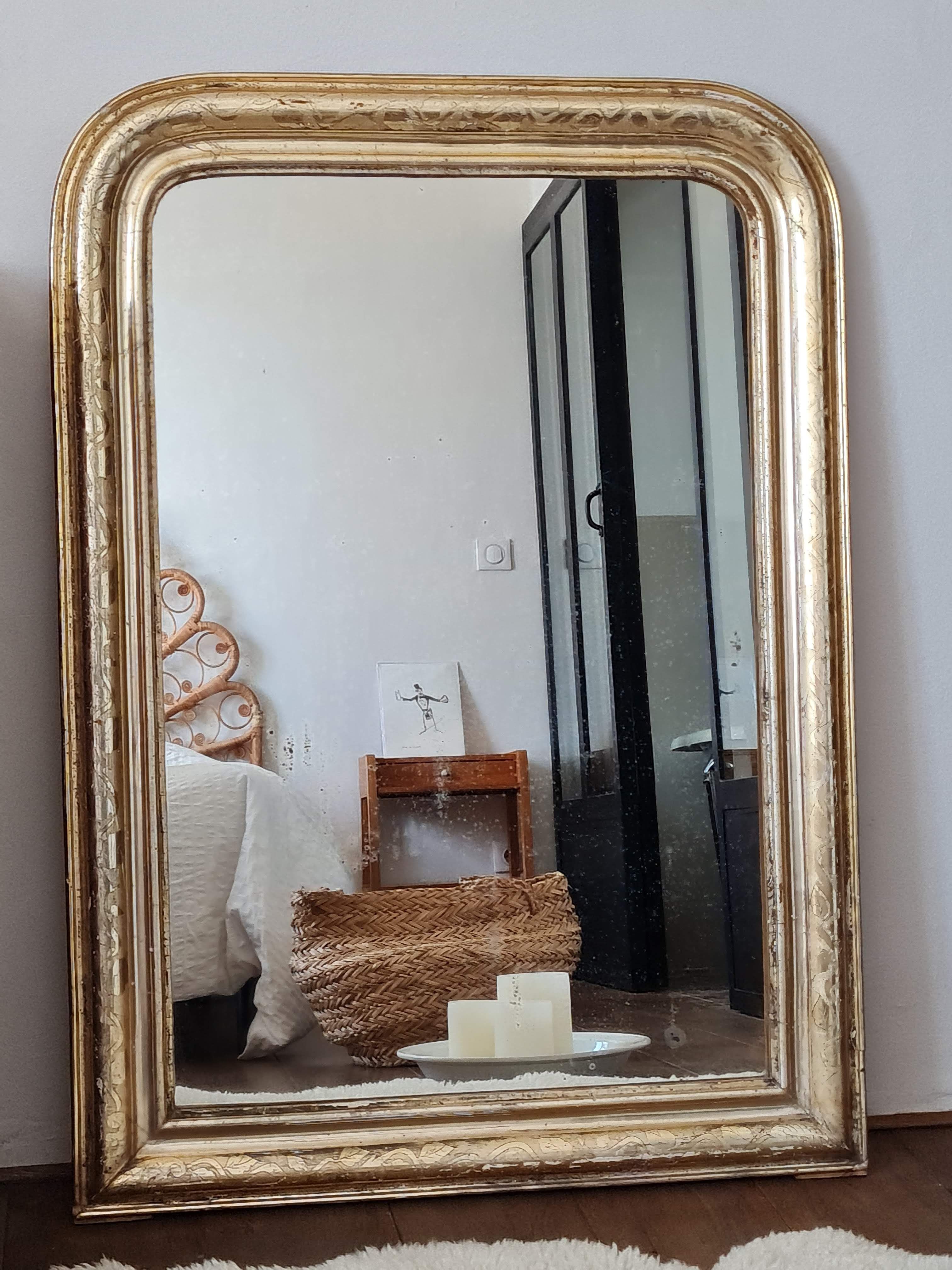 Mirror Louis Philippe former 109x 77
