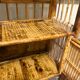 Vintage bamboo shelf