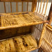 Vintage bamboo shelf