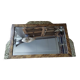 Bevelled mirror chiseled wood art deco gilding dp 112263