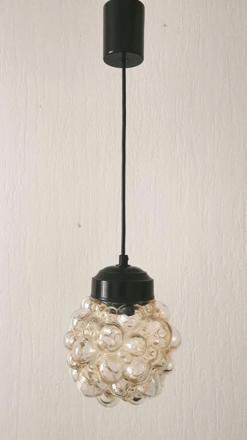 Bubble glass pendant lamp, Helena Tynell, 1960