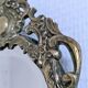 Patinated bronze chandelier mirror early twentieth century