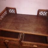 Bamboo and rattan extra furniture hairdresser