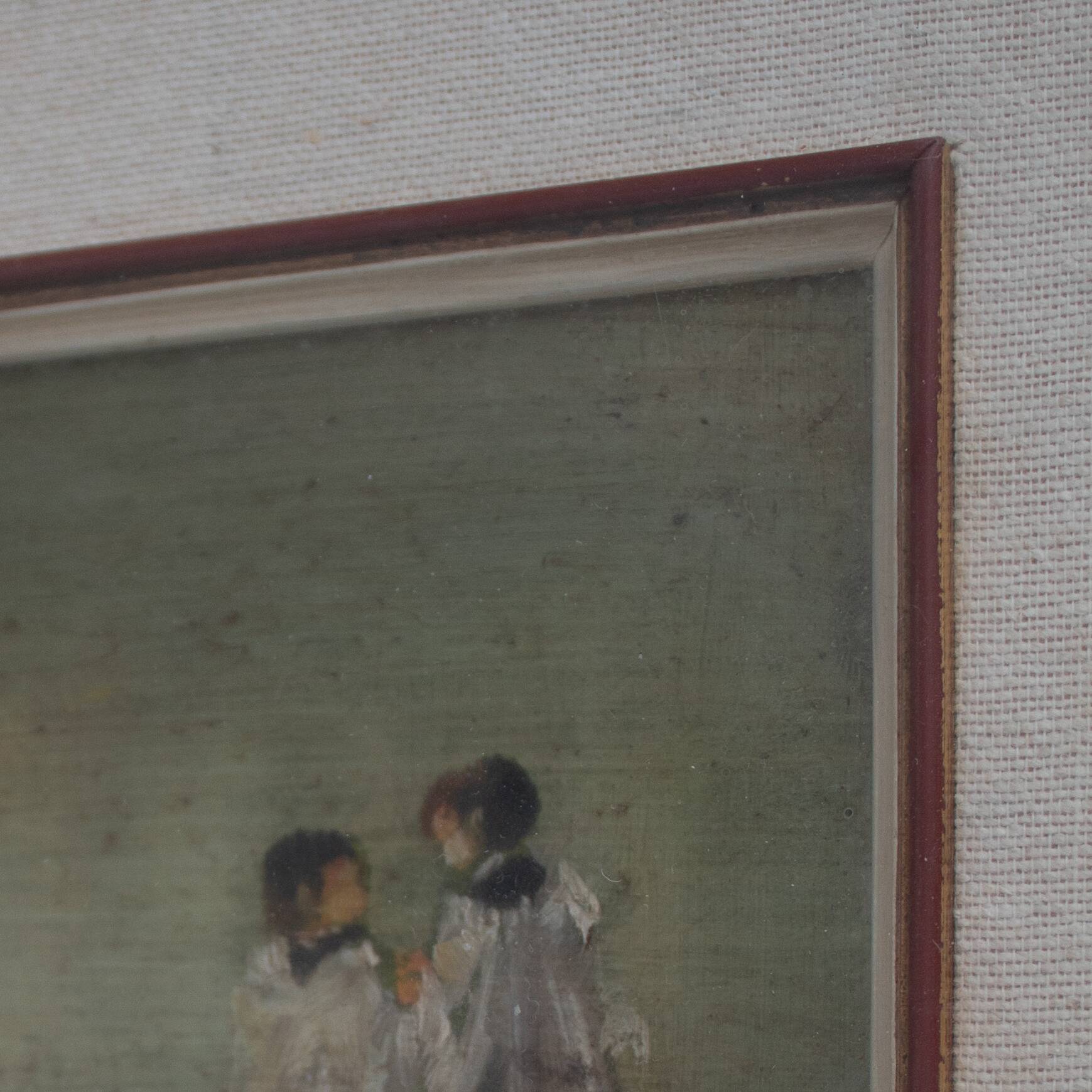 Vintage framed painting