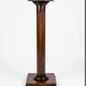 Solid oak column pedestal