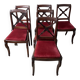 Série de 6 chaises en acajou début XIXeme