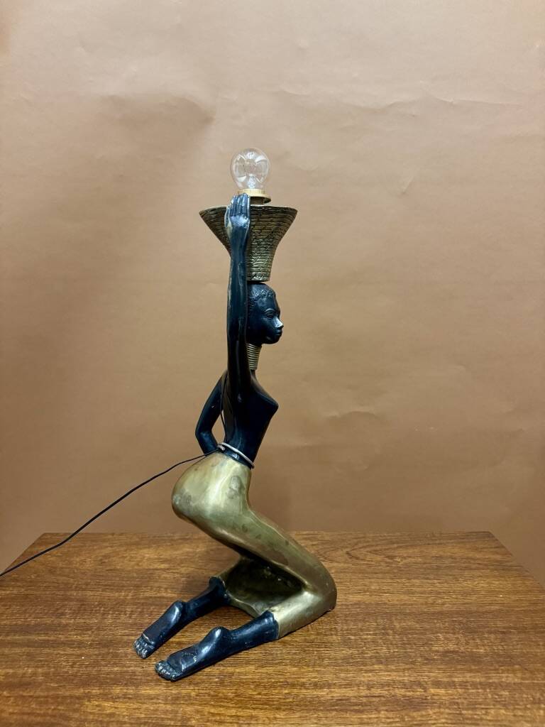 African table lamp 1970