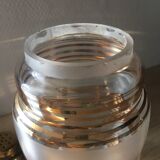 Glass shaker year 50 - 60 made in Czechoslovakia - Very good condition