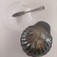 Complete Shell Butter Dish - Metal & Glass - Original Box - 1970s