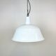 Industrial White Enamel Pendant Lamp from EMAX, 1960s