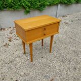 Vintage bedside table 2 drawers