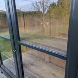 Glass display cabinet, 19th century.