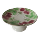 Plate on a pedestal in strawberry slip