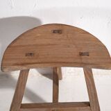 Antique wabi sabi style stool (c.1900) #6