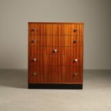 Alfred Hendrickx for Belform – Zebrano chest of drawers, 1960s