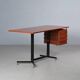1950's Italian Mid Century Modern Teak Desk Table