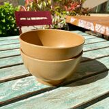 2 vintage stoneware bowls
