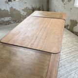 Walnut farmhouse table + extensions