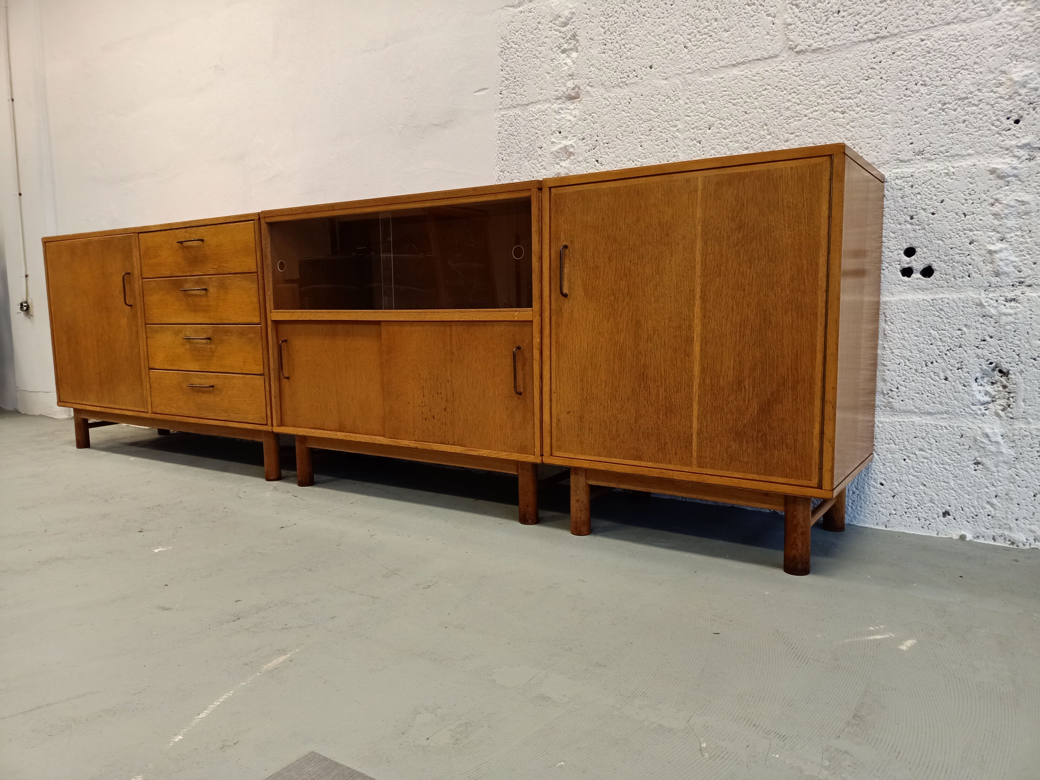 Dutch sicdeboard in 3 parts, 1950's