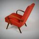 Fauteuil en bois courbé de Ton 1960