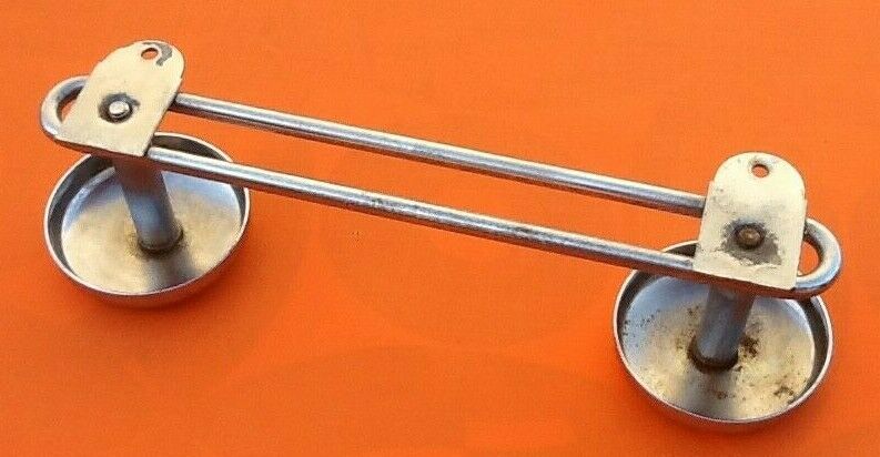 Former industrial-style wall coat rack