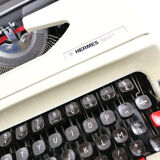 Hermes baby S typewriter - revised with new ribbon
