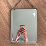 Miroir de barbier biseauté