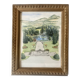 Illustration of a "French garden" under glass