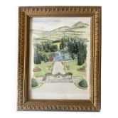 Illustration « jardin à la française « sous verre