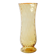 Mid-century Large Stylish Amber Glass Flower Vase / Empoli / Italy / 1970s