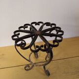 Wrought iron plant holder