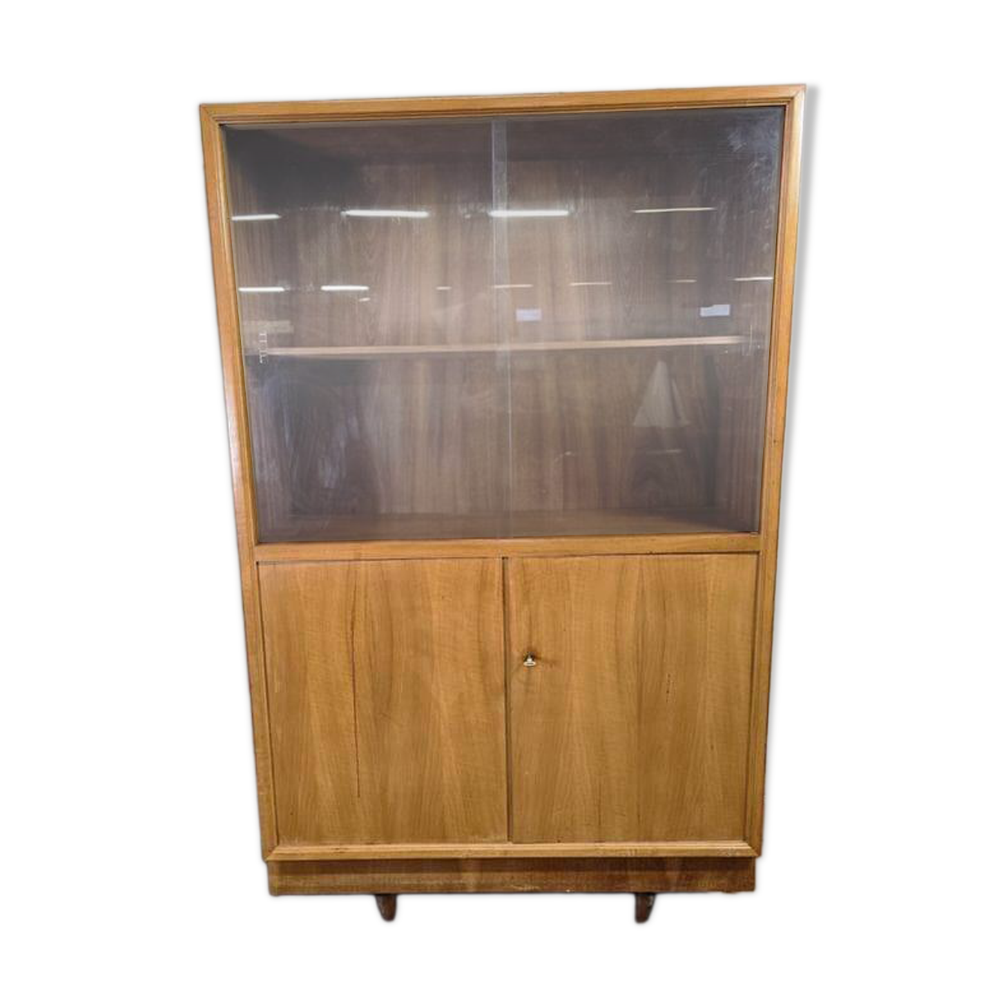 Display cabinet/vintage wooden bookcase