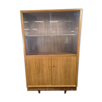 Display cabinet/vintage wooden bookcase