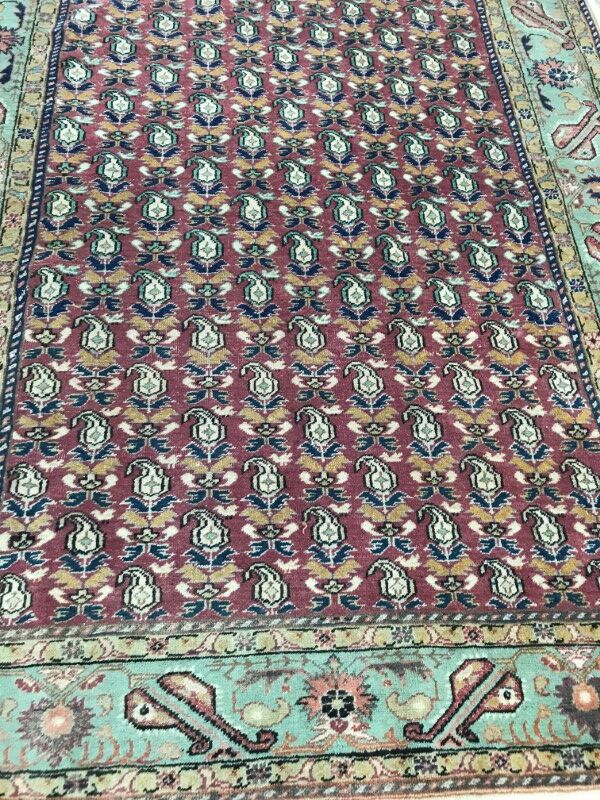 Old rugs Turkish made end Cesare hand 120 X 182 CM