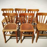Series of six bistro chairs