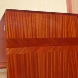 Armoire avec penderie, placage palissandre
