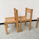 Sornay 80s beech chairs