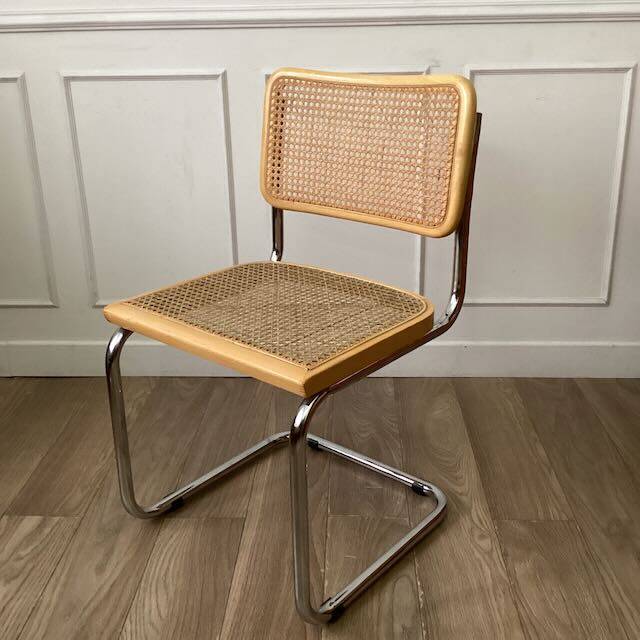 Breuer chair in cane and light wood