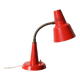Gemi red Scandinavian table lamp, 1960s