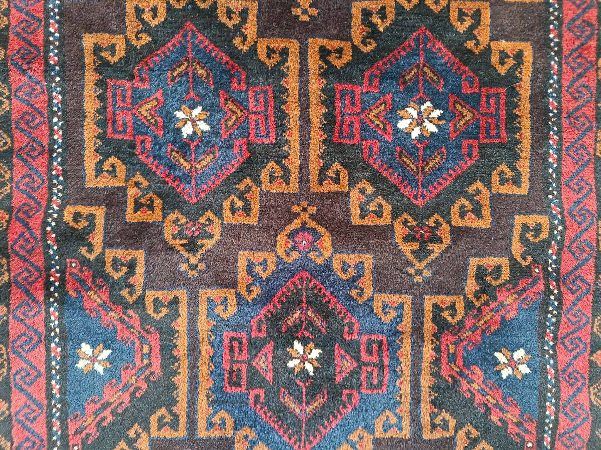 Handmade Afghan Belouch carpet