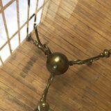 Brass coffee table by Petitot