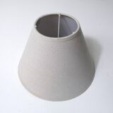 linen-colored fabric lampshade, 25cm