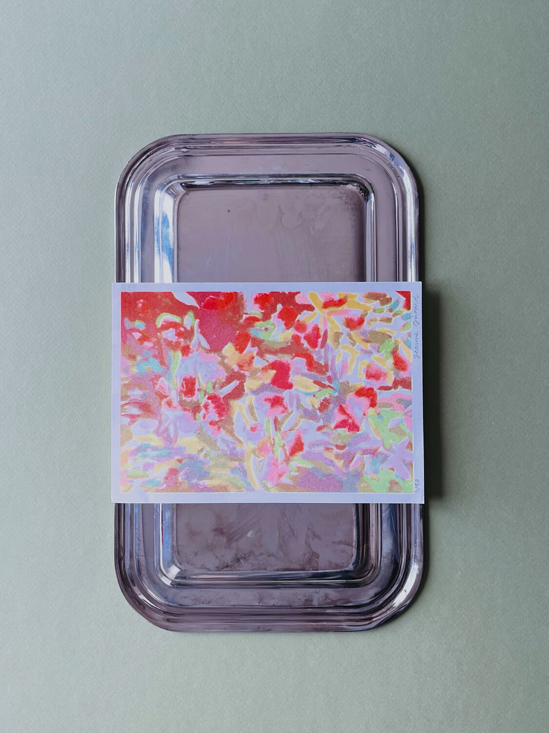 Vintage silver-plated tray