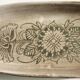 Glazed art ceramic dish, 1950s/1960s, signed La Tournerie, stylized decoration