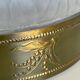 2 1930s ceiling lights in brass and frosted glass