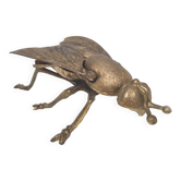 Gold metal fly ashtray