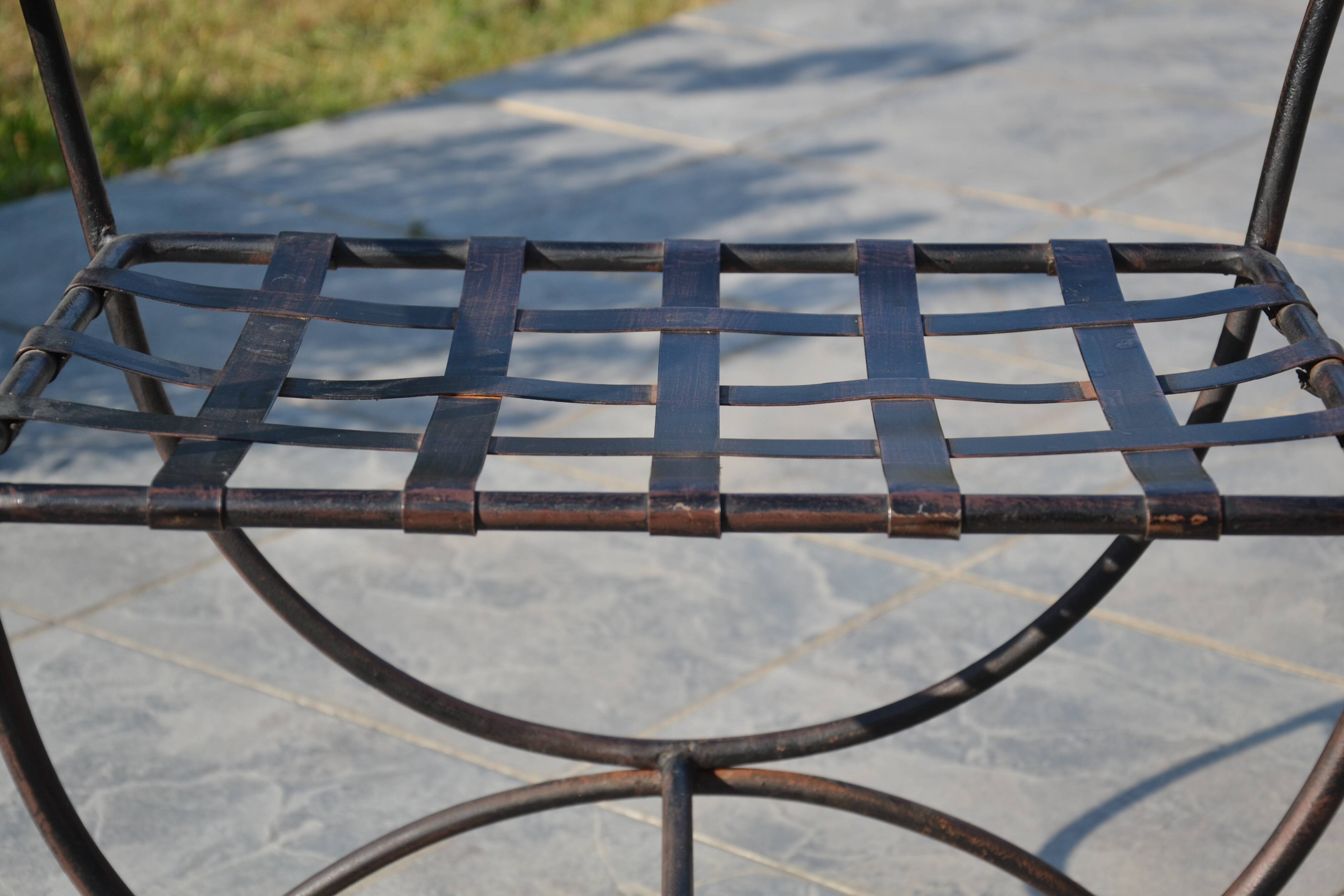 Stool/Seat "Curule" Neo-Classical Empire style