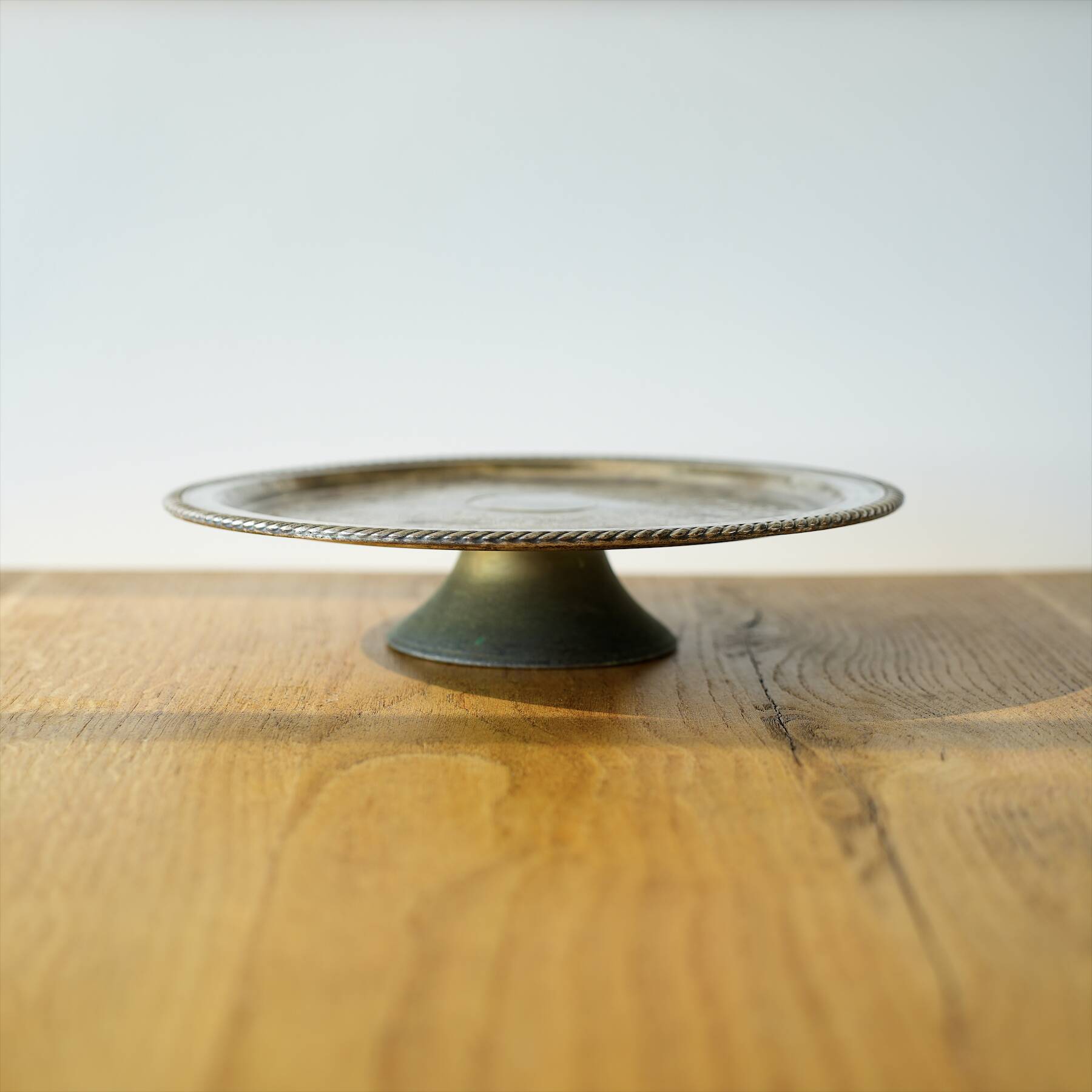 Silver cake stand